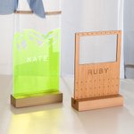 Personalised Wood Acrylic Jewellery Display Stand Earring Jewellery Organizer Gift for Her