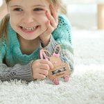 Personalisierter Hasen-Anhänger Kaninchen Geld-Halter Etikett mit Namen Gravur Geschenk für Kinder zu Ostern