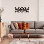 Personalized Mom Metal Sign with Name for Home Decoration