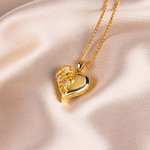 Collana personalizzata con foto, medaglione a forma di cuore - Regalo per donne
