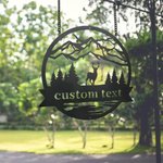 Personalised Farm Sign Deer Sign Metal Sign with Name