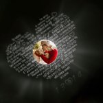 Personligt I Love You Mom Projection-halsband Mor och barn Kärlek Hjärta Hänge Halsband Smycken Födelsedag Mors dag Julklapp till mamma