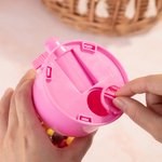 Personalised Colourful Mini Easter Manual Sweets Dispenser with Name Gift for Kids
