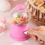 Personalised Colourful Mini Easter Manual Sweets Dispenser with Name Gift for Kids