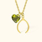 Personalisierte Dual Anhänger Birthstone Halskette perfekt für ihren Geburtstag Muttertag Braut Dusche Favorit