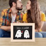 Personalized Cute Sweet Ghost Forever My Boo Decor Valentine's Day Halloween Gift for Couple