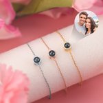 Bracciale personalizzato con proiezione di foto Regalo per lei Regalo di San Valentino Regalo di compleanno