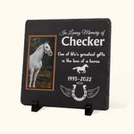 Pietra commemorativa personalizzata del giardino del cavallo Pietra della perdita dell'animale domestico