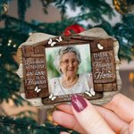 Ornement suspendu personnalisé en acrylique Quelqu'un que nous aimons est au ciel Cadeau de sympathie