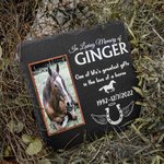 Pietra commemorativa personalizzata del giardino del cavallo Pietra della perdita dell'animale domestico