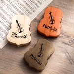 Personalisierte hölzerne Violine Cello Viola Bass Kolophonium Box mit eingraviertem Namen Violine Zubehör Geschenk für Geiger Musiker Musiklehrer