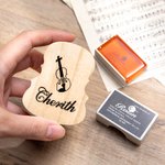Personalisierte hölzerne Violine Cello Viola Bass Kolophonium Box mit eingraviertem Namen Violine Zubehör Geschenk für Geiger Musiker Musiklehrer