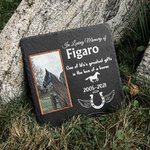 Pietra commemorativa personalizzata del giardino del cavallo Pietra della perdita dell'animale domestico