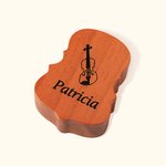Personalisierte hölzerne Violine Cello Viola Bass Kolophonium Box mit eingraviertem Namen Violine Zubehör Geschenk für Geiger Musiker Musiklehrer