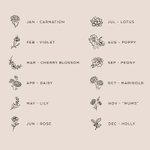 Spersonalizowana bransoletka New Birth Flower Charm Multi-Discs Dzień Matki Walentynki Urodziny Rocznica Prezent dla Matki Żony Dziewczyny Druhny