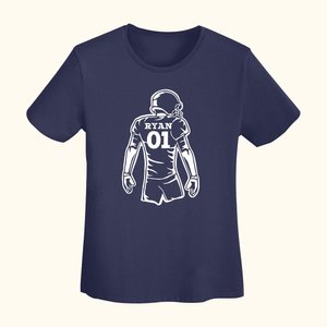 Maillot de Rugby Personnalisé avec Nom de l'Équipe et Numéro du Joueur Cadeau Jour du Match de Rugby Fête des Pères pour Fans de Football Américain