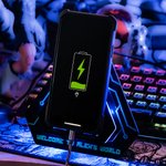 Personalised Multi-colour LED Phone Stand with Remote Control Text and Letter Game Room Desktop Decor Gift  for Game Lover