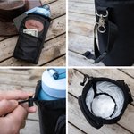 Sac de transport isolé pour bouteille d'eau de selle de cheval personnalisé à poches multiples Essentiel pour les activités de plein air Convient à un