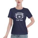 Camicia da rugby personalizzata con nome della squadra e del giocatore, numero del giocatore, per i tifosi del rugby, per i tifosi del calcio, per le 