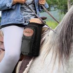 Sac de transport isolé pour bouteille d'eau de selle de cheval personnalisé à poches multiples Essentiel pour les activités de plein air Convient à un