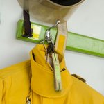 Gepersonaliseerde reflecterende brandweerman waterdichte polsband sleutelhanger voor hem of brandweer cadeau