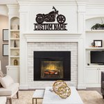 Personalized Motorcycle Metal Wall Art Sign for Bike Lover Gift