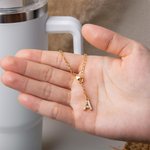 Personalized Delicate A-Z Initial Charm Jewellery Decoration for Stanley Tumbler Cup Water Bottle Mug Accessories