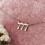 Personalised Lucky Number Necklace Birthday Anniversary Christmas Gifts
