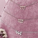 Personalised Lucky Number Necklace Birthday Anniversary Christmas Gifts