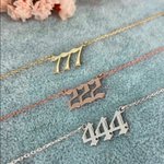 Personalised Lucky Number Necklace Birthday Anniversary Christmas Gifts