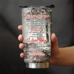 Personalised Old Couple Snow Scene Winter Sincere Confession 20oz Tumbler Birthday for Hot and Cold Drinks
