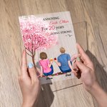 Personalised Couple Sitting Under Tree Flower Annoying Each Other Acrylic Plaque Girlfriend Gifts House Decorations