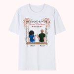 Personalizzato giovane coppia cucire insieme maglietta tifo compleanno usura quotidiana