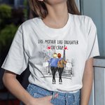 T-shirt personnalisé de promenade de ville de fille de mère d'ami de famille voyage de jour de mère