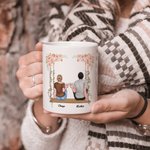 Personlig Jag träffade dig Jag gillade dig Jag älskar dig Parfirande Vit keramisk mugg Kaffemugg Jubileum Bröllopsgåvor