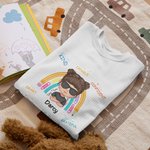 Personlig Flicka Pojke Tillbaka till skolan Present Brevpapper Skrivmaterial Elements Barn T-shirt