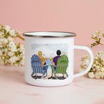Tasse en émail personnalisée pour vous et moi Nous avons cette tasse en émail de vacances en bord de mer solide et durable Noël Saint Valentin