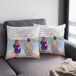Personnalisé le couple je t'aime pour toujours et toujours jeter taie d'oreiller petit ami cadeaux canapé décor