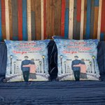 Personalized To The World You May be One Person Couple Throw Pillow Cover Valentine's Day Gift Bedroom Decor