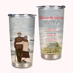 Henkilökohtainen Minä valitsen sinut Käsi kädessä mukana kulkea yhdessä 20oz Tumbler päivittäiseen käyttöön Syntymäpäivä joululahja
