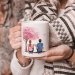 Personnalisé ennuyeux les uns les autres Couple amour tasse en céramique blanche cadeau d'anniversaire de la Saint-Valentin
