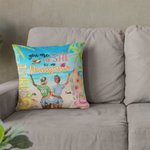 Personnalisé Best Friends You're the She to My Nanigans Throw Pillow Cover Gift for Friend Sofa Decor