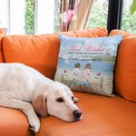 Personalized Besties Here's To Another Year of Bonding Over Alcohol Design Throw Pillow Cover Friend Gift for Living Room