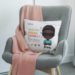 Personalised School Season Girl Boy New School Life Throw Pillow Cover for Living Room