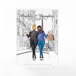 Décoration de Bureau Plaque Personnalisée avec Image Mère et Fille Cadeau Anniversaire Fête pour Femme