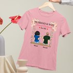 Personalizzato giovane coppia cucire insieme maglietta tifo compleanno usura quotidiana