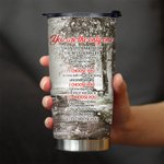 Personalised Old Couple You Are The Only One Winter Snow 20oz Tumbler Birthday for Hot and Cold Drinks