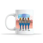 Personlig mor och dotter från början Shopping Celebration Vit keramisk mugg Gåvor till mors dag gåva