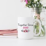 Personalized Together for Years Couple Love Tree C-type Handle White Ceramic Mug