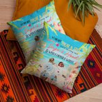 Personnalisé We're Sage and Hood Besties Throw Pillow Cover Gift pour la décoration de la maison d'un ami